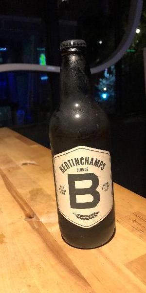 La Bertinchamps Blonde, bière blonde de ferme à l'ancienne 