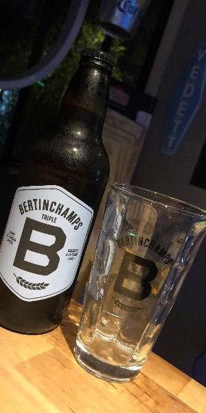 La Bertinchamps Triple, bière blonde à l'ancienne avec du caractère 